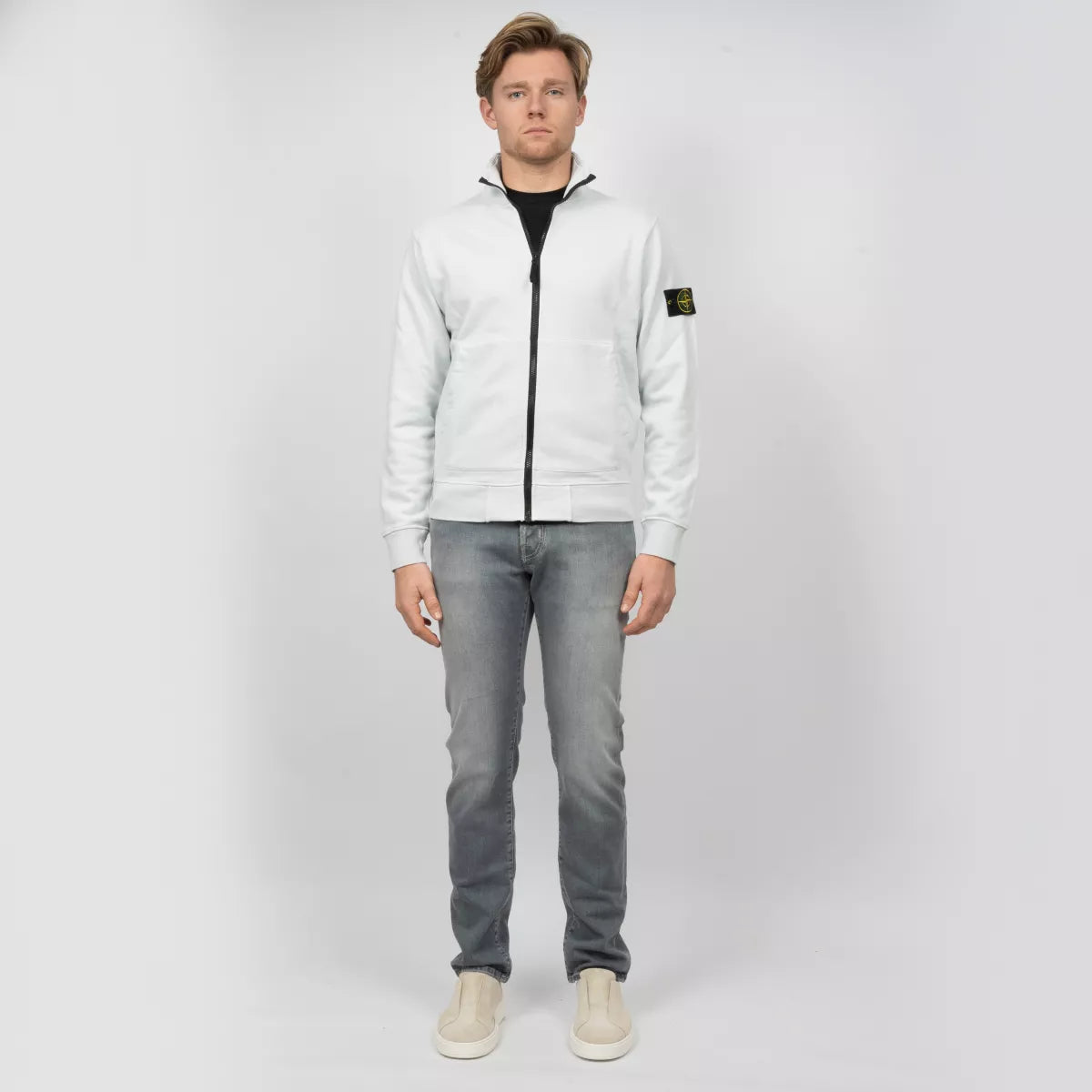 Stone Island Vest Hemelsblauw | Cotton Fleece