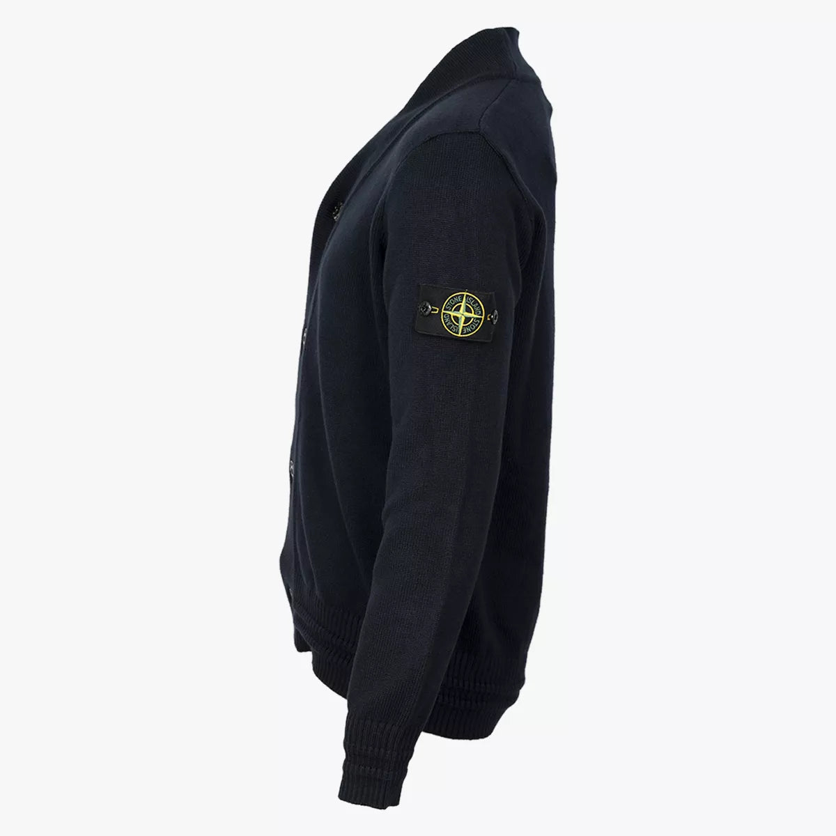 Stone Island Vest met Knopen Donkerblauw | Winter Cotton