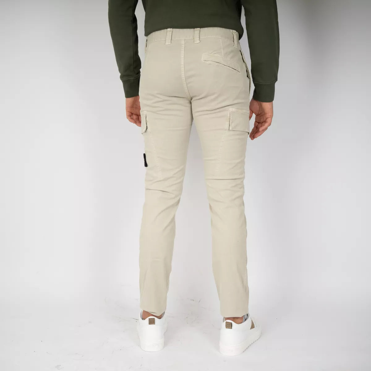 Stone Island cargopants off-white | 301L1 STRETCH BROKEN TWILL