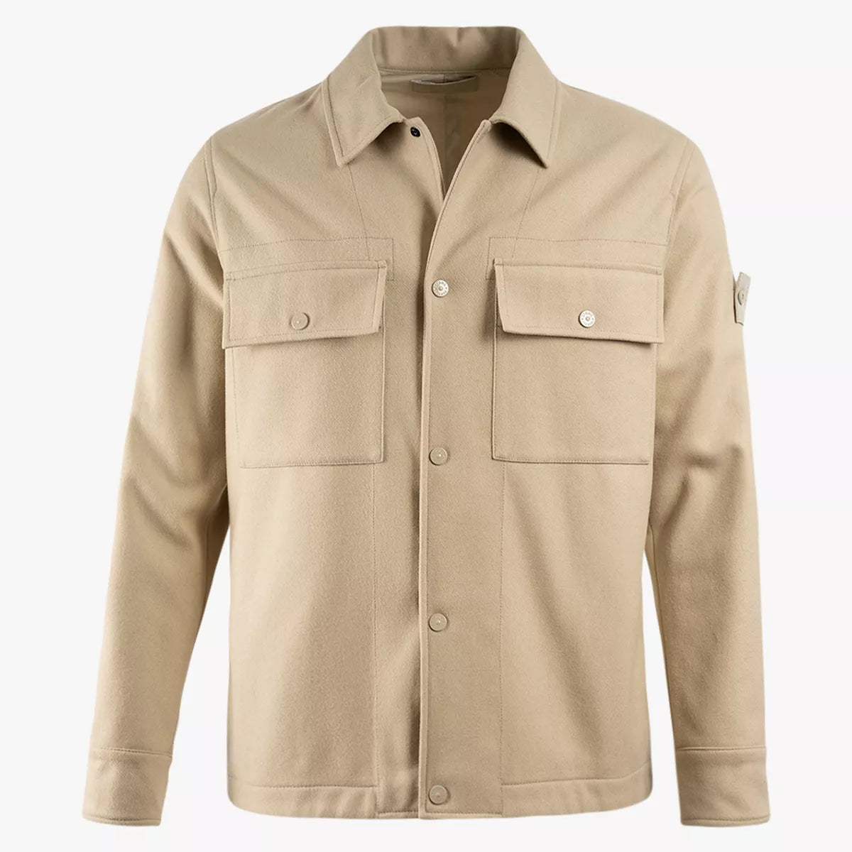 Stone Island ghost overshirt beige