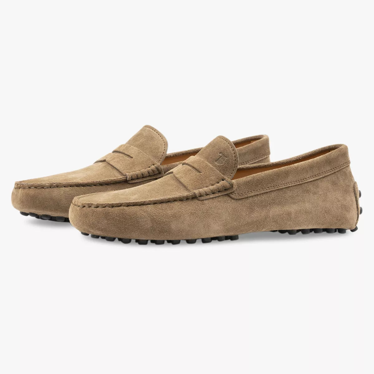 TOD'S Loafers Beige Suède | Gommino Driving Shoes