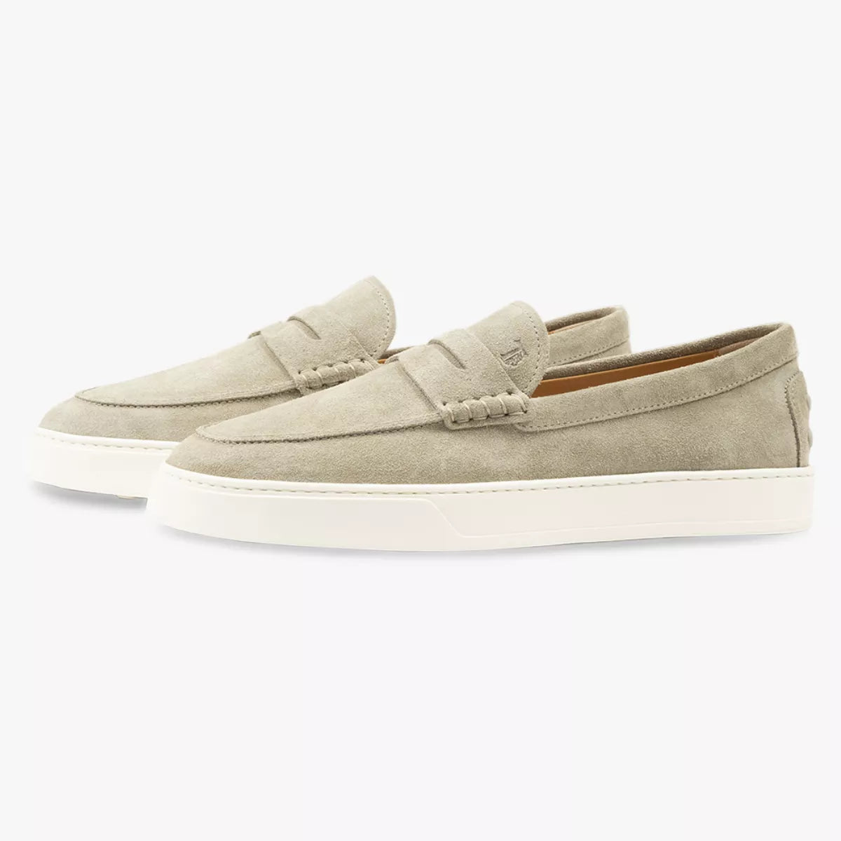 TOD'S Loafers Beige Suede | Yacht Loafer