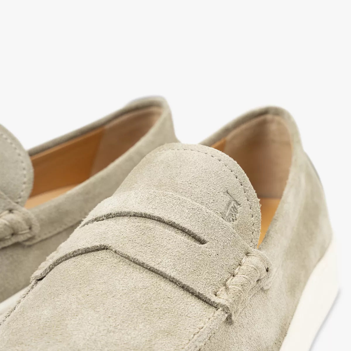 TOD'S Loafers Beige Suede | Yacht Loafer