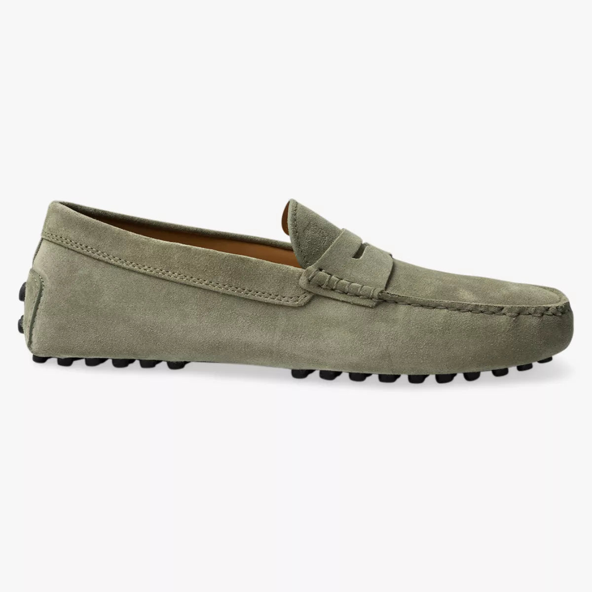 TOD'S Loafers Suede Lichtgroen | Gommino Driving Shoes