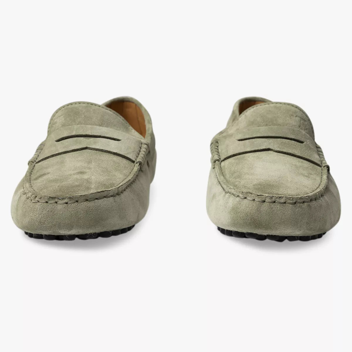 TOD'S Loafers Suede Lichtgroen | Gommino Driving Shoes