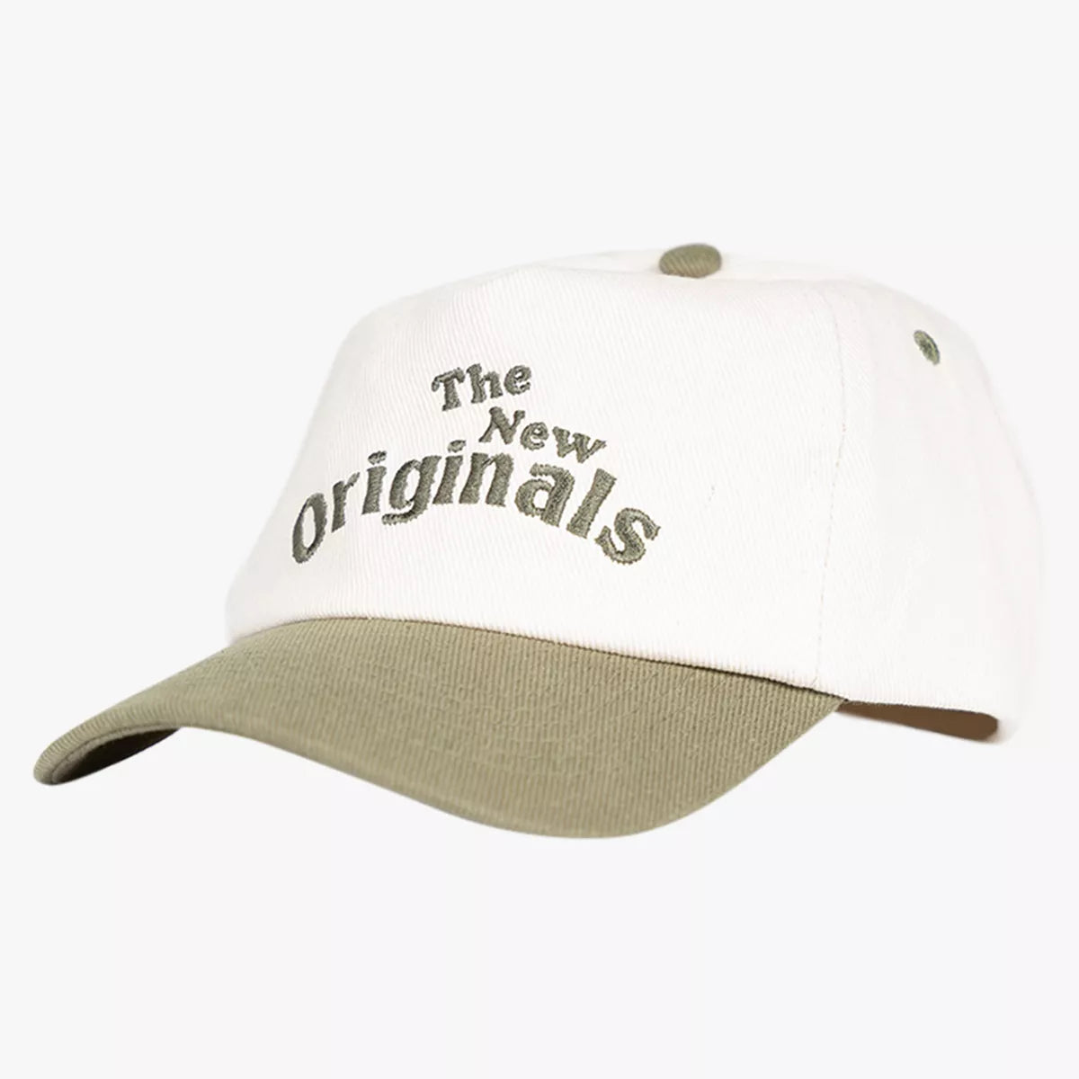 The New Originals Pet Groen met Wit | Workman Cap