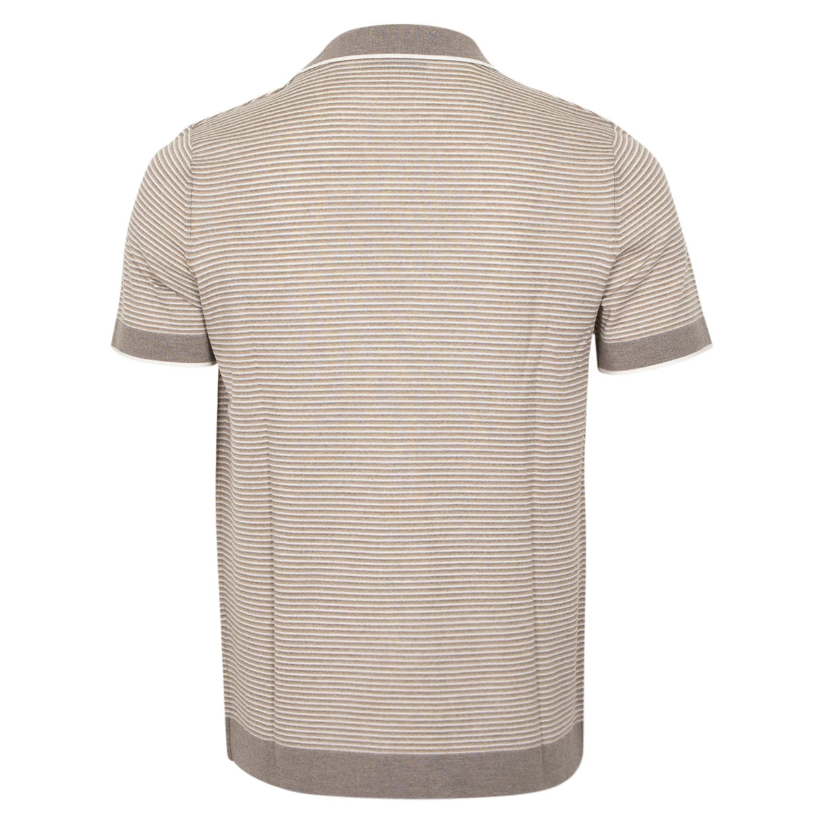 Thomas Maine Knitted polo beige