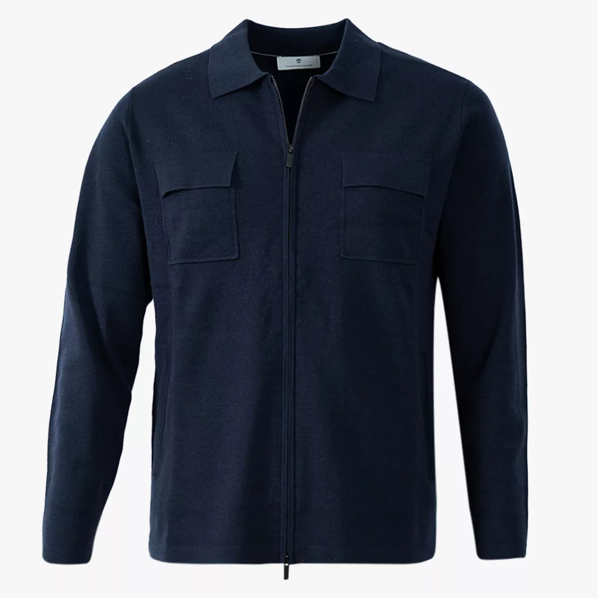 Thomas Maine Overshirt donkerblauw