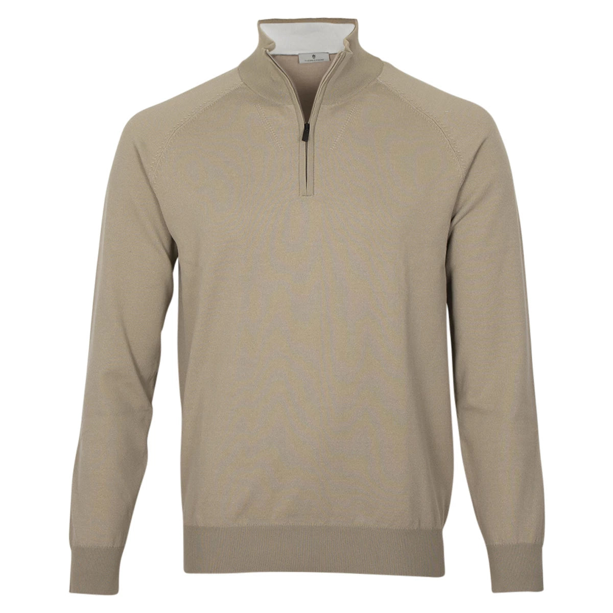 Thomas Maine Trui met rits beige