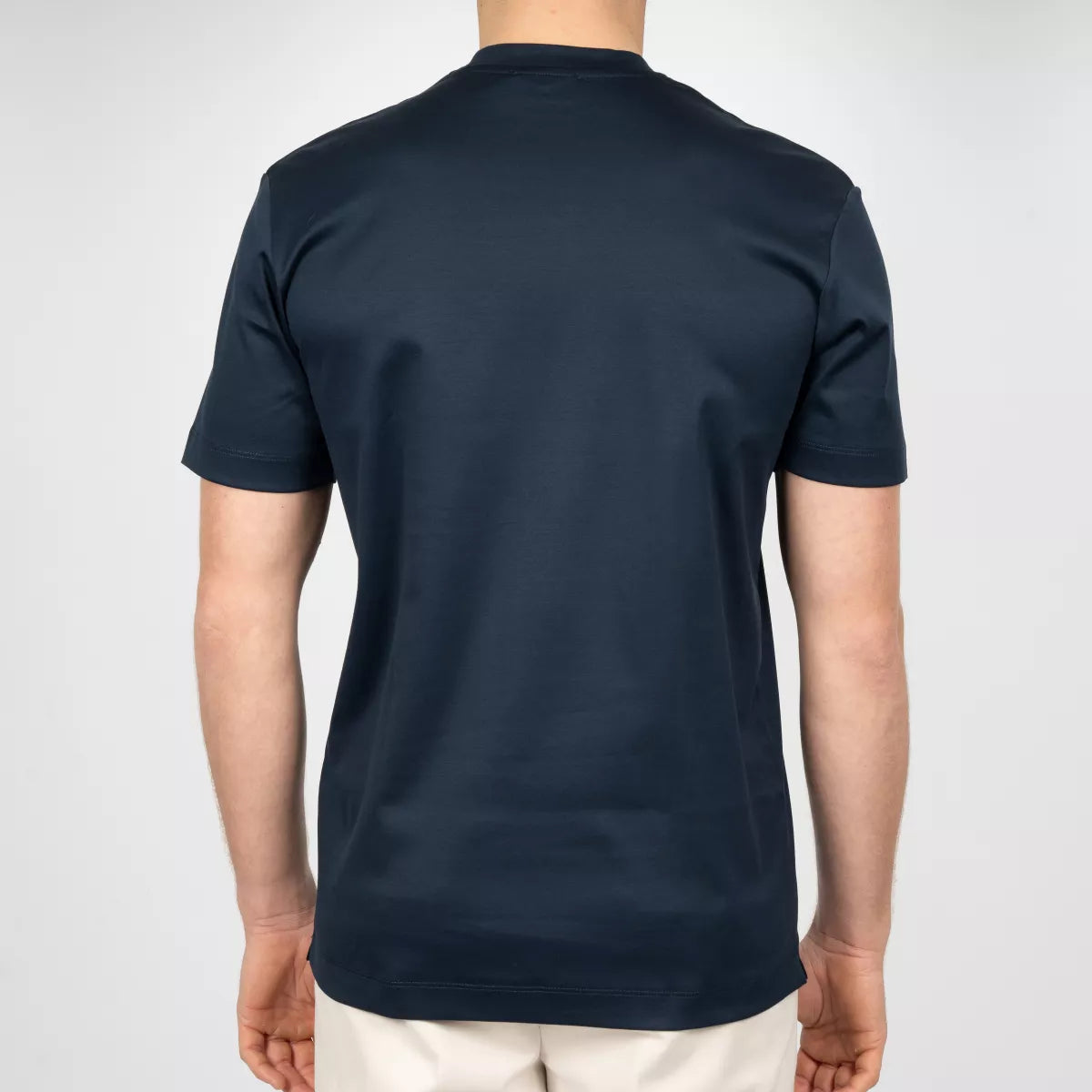 Valenza T-Shirt Donkerblauw | Interlock Supima Cotton