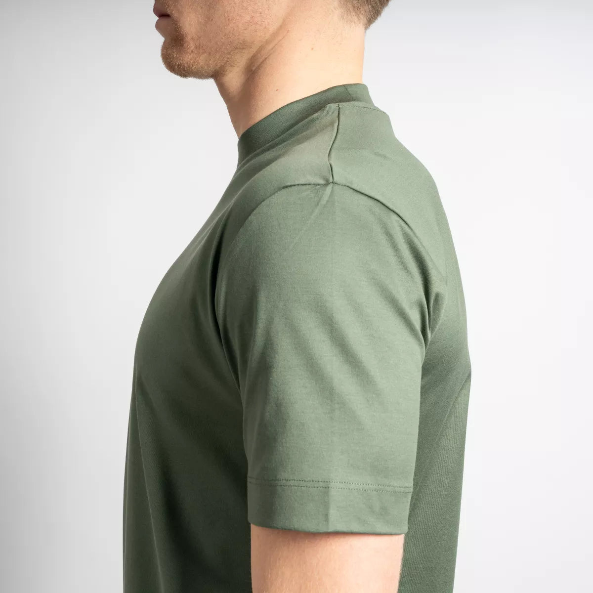 Valenza T-Shirt Groen | Interlock Supima Cotton