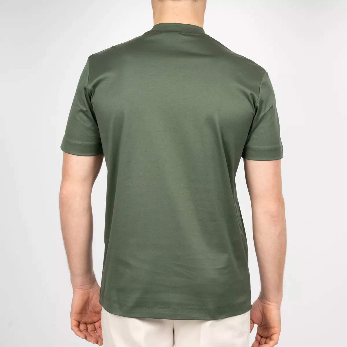 Valenza T-Shirt Groen | Interlock Supima Cotton