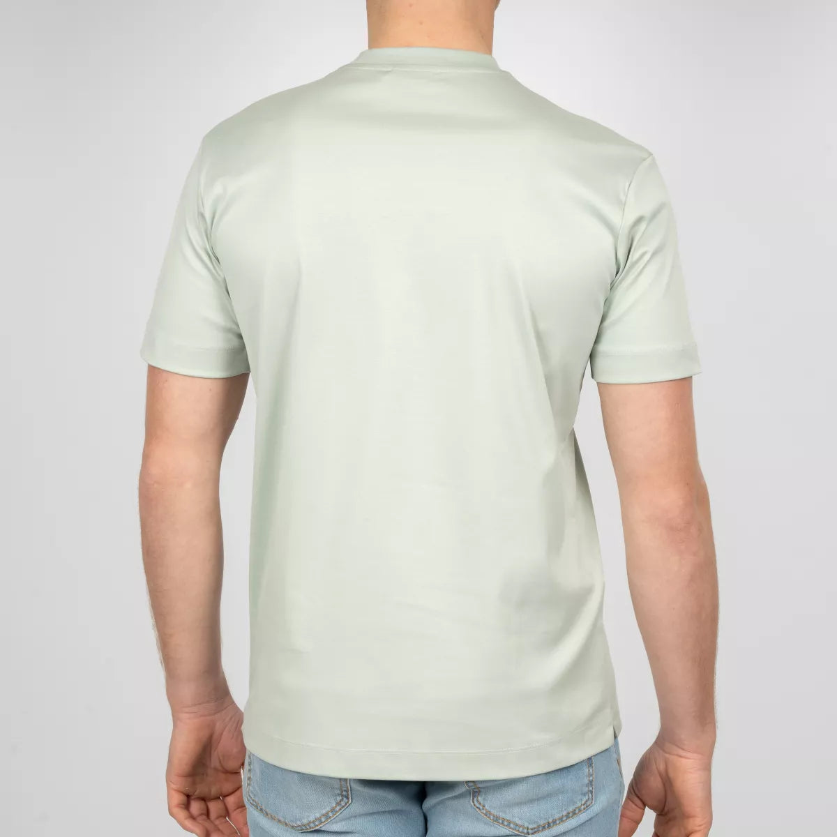 Valenza T-Shirt Lichtgroen | Interlock Supima Cotton