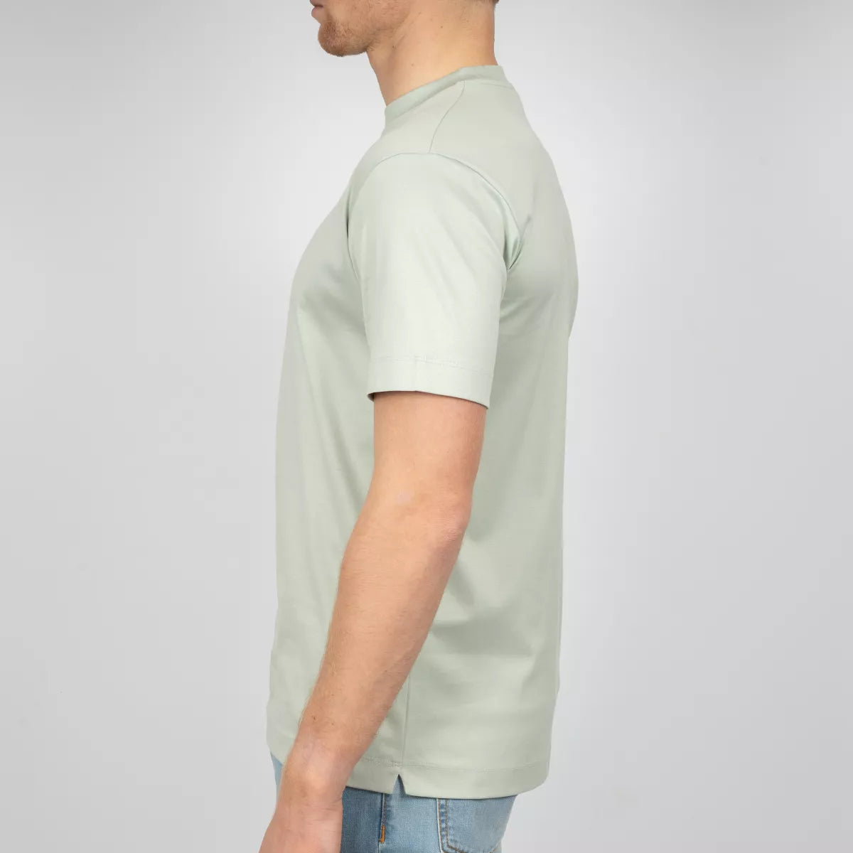 Valenza T-Shirt Lichtgroen | Interlock Supima Cotton