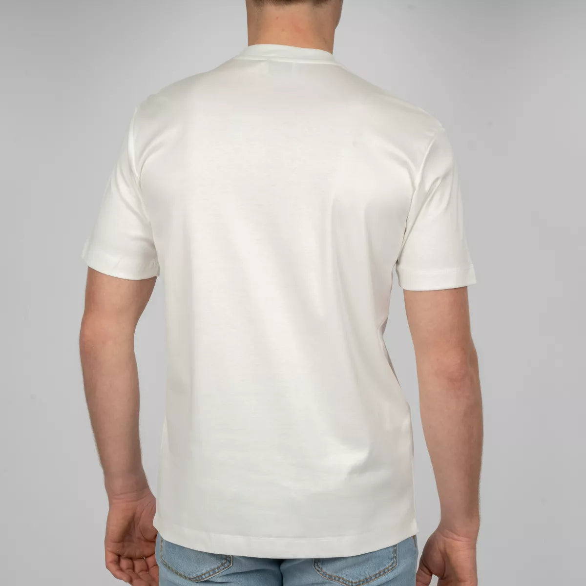 Valenza T-Shirt Off-White | Interlock Supima Cotton