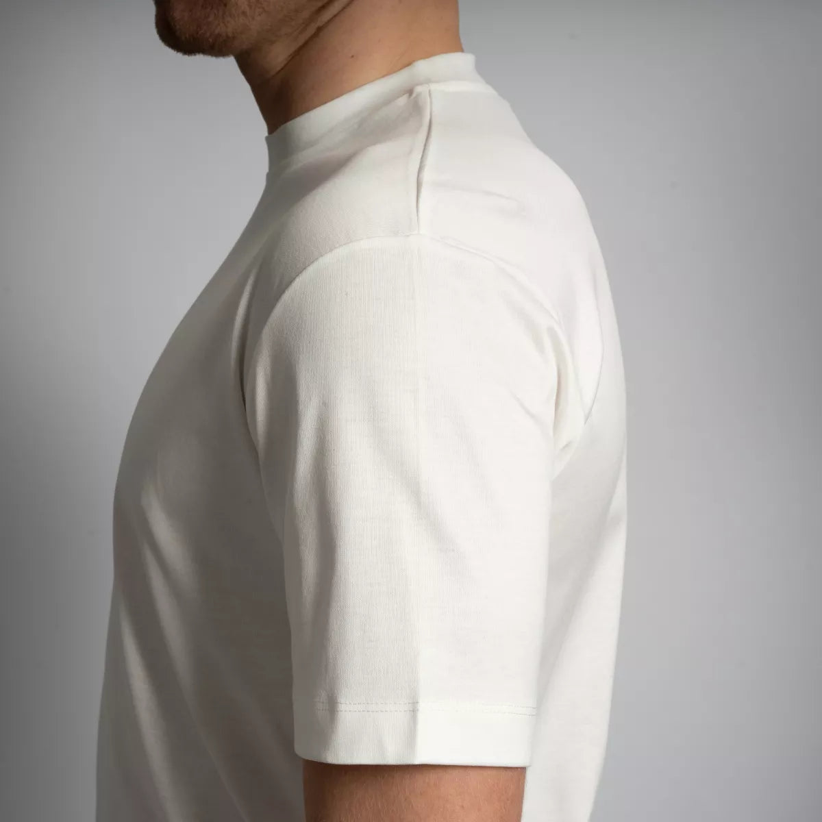 Valenza T-Shirt Off-White | Interlock Supima Cotton