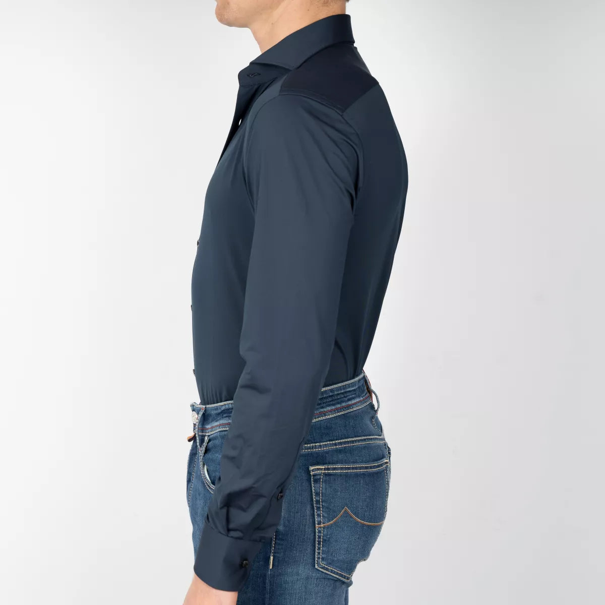 Xacus Overhemd Donkerblauw | Active Shirt