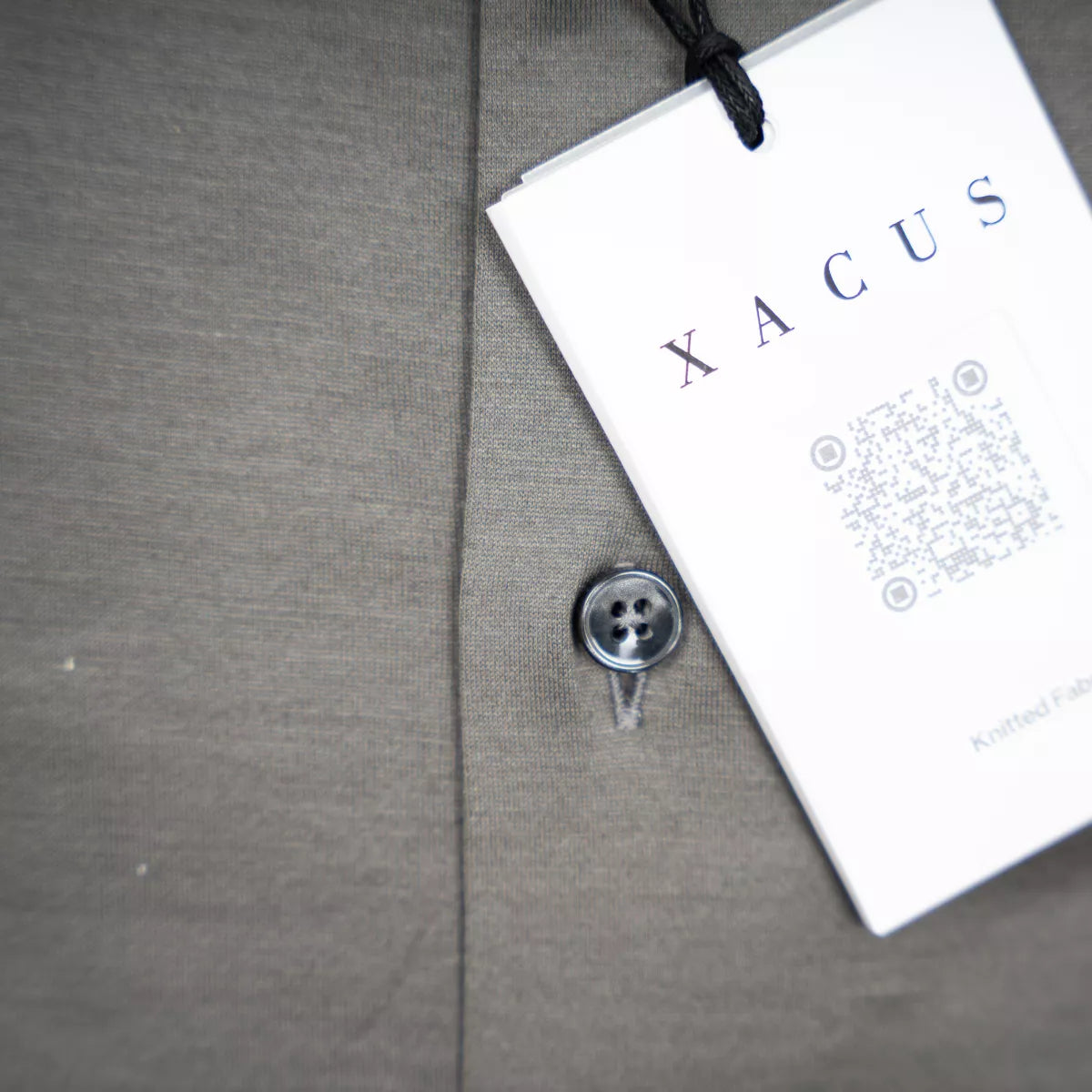 Xacus Overhemd Grijs | Knitted Shirt