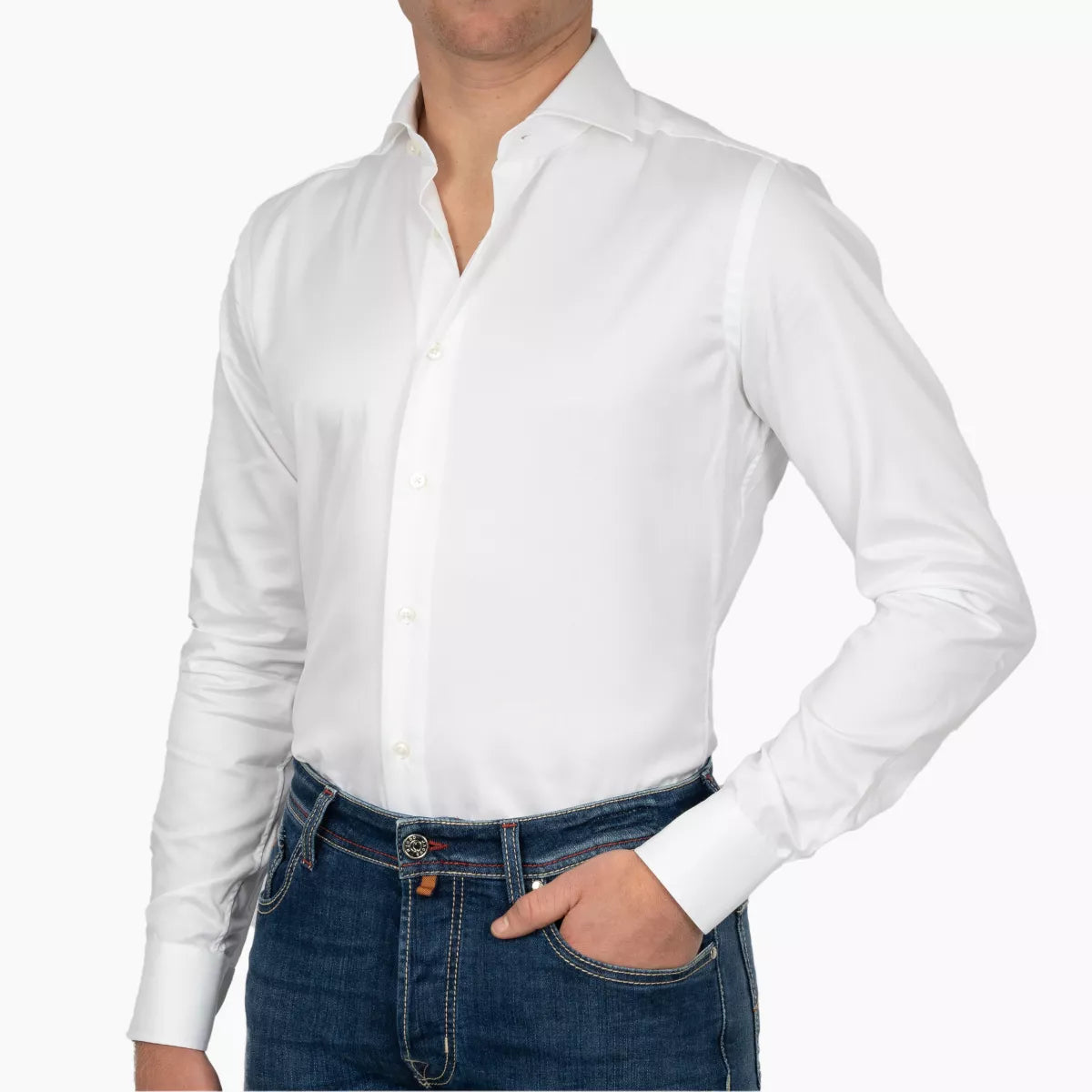 Xacus Overhemd Wit | Travel Shirt