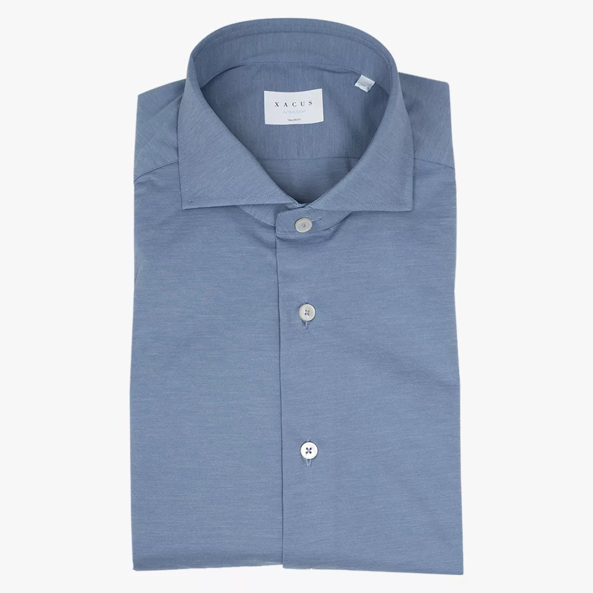 Xacus overhemd blauw | Active Shirt