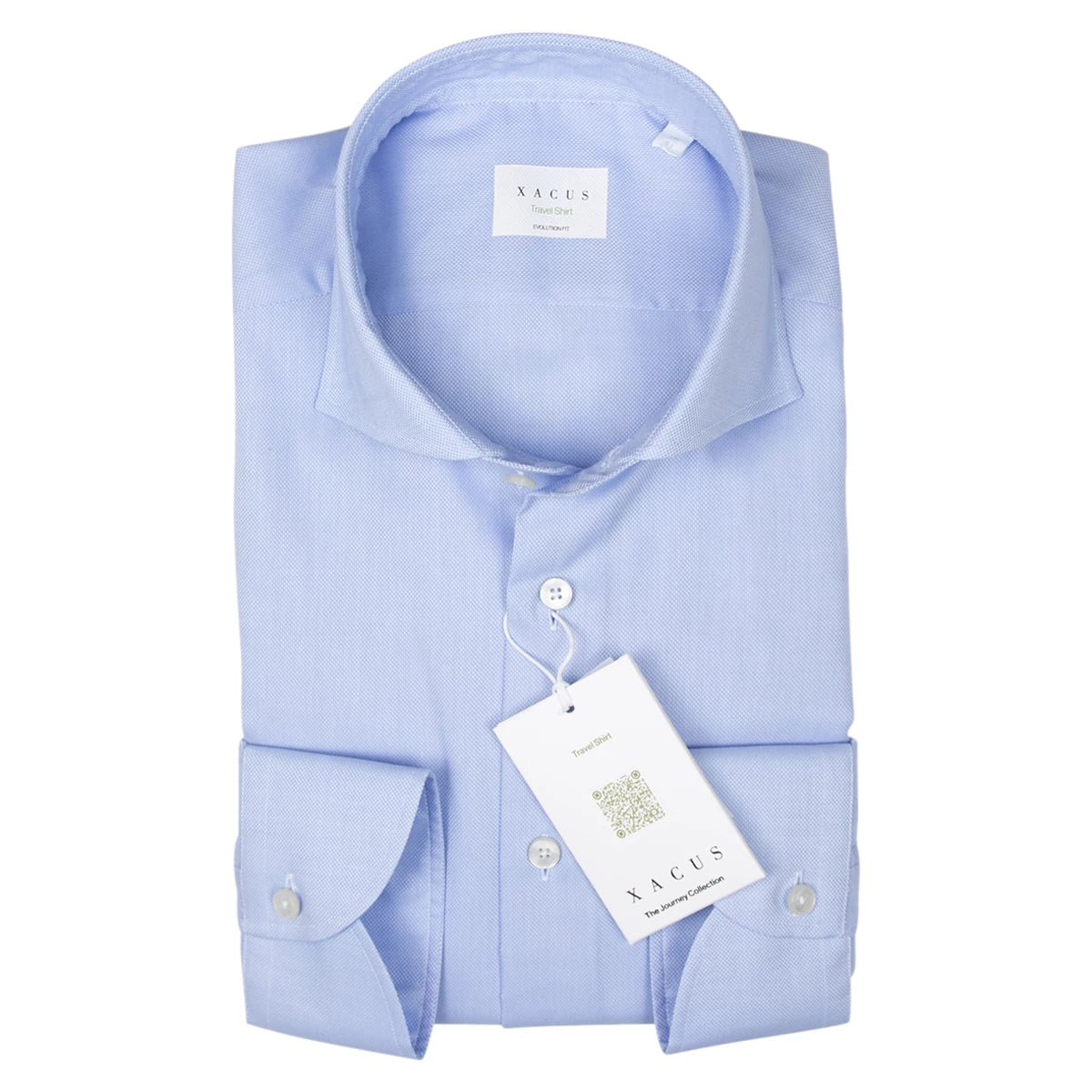 Xacus overhemd lichtblauw | tailor fit