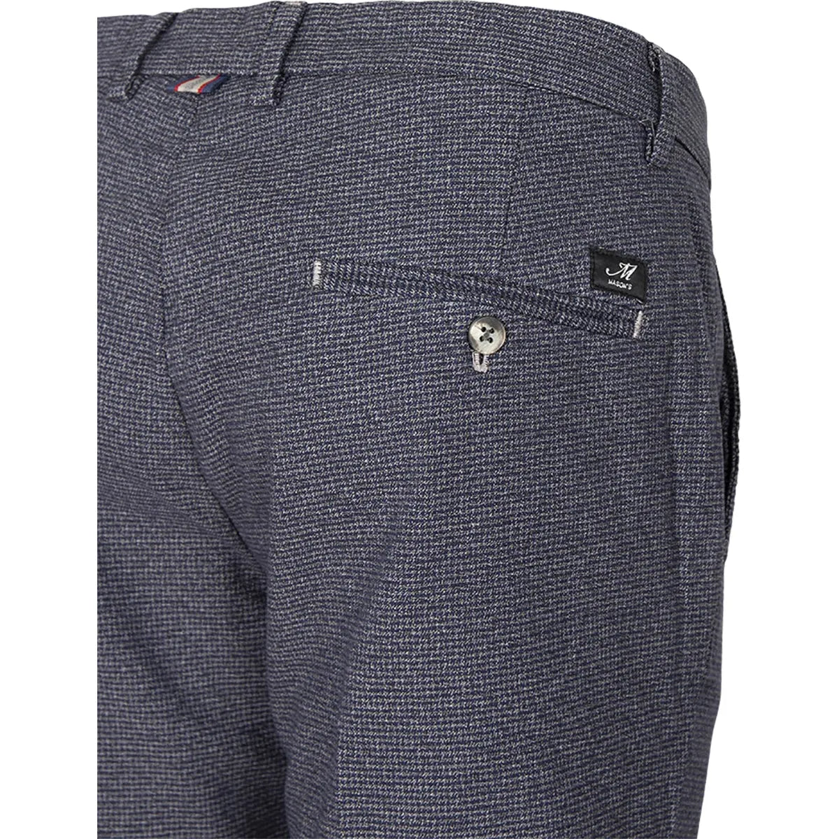 Mason's Chino grijs/blauw geruit | Torino