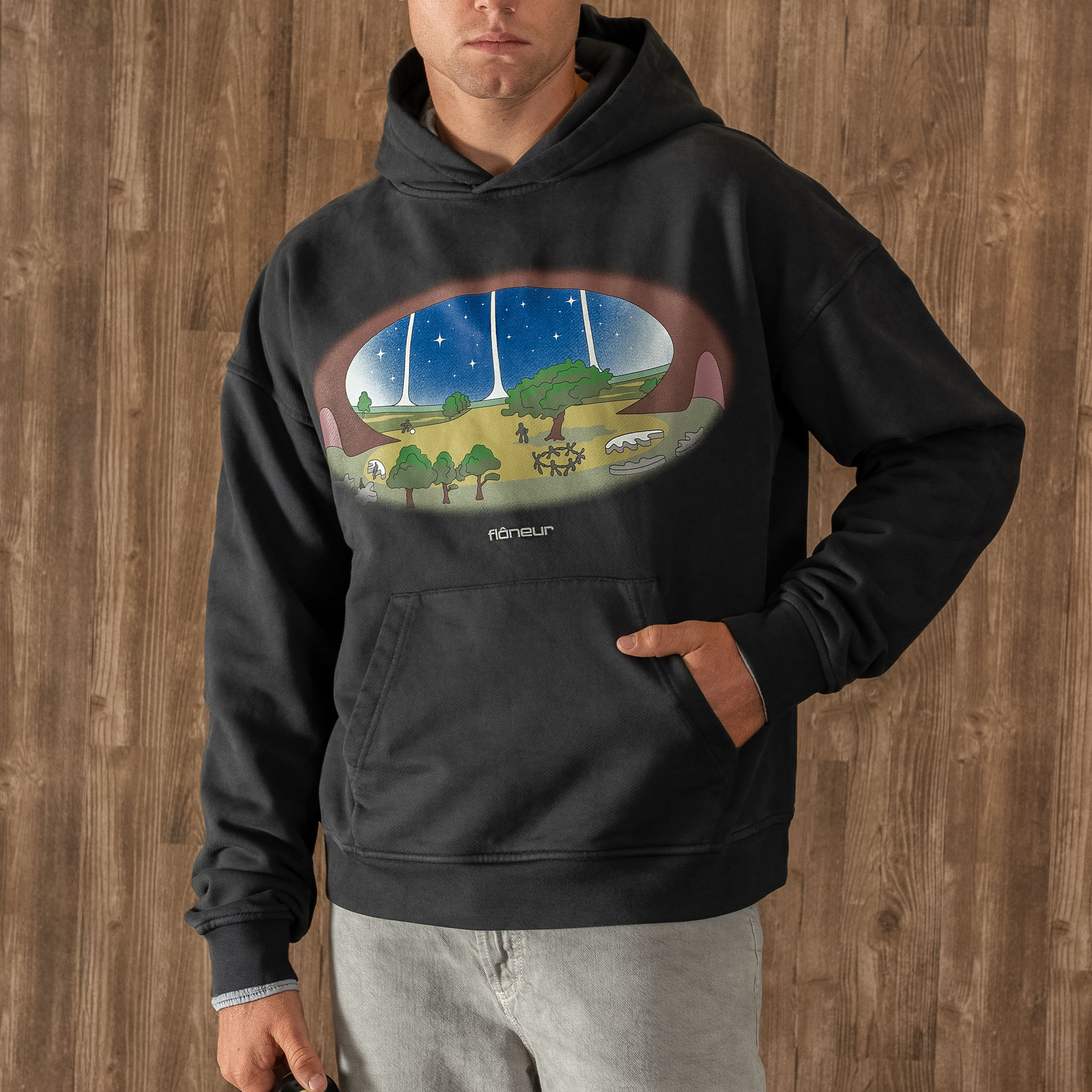 Hoodie Zwart | Stardome Hoodie