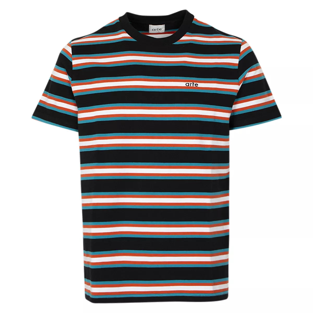 ARTE  Antwerp T-shirt Allover Striped zwart