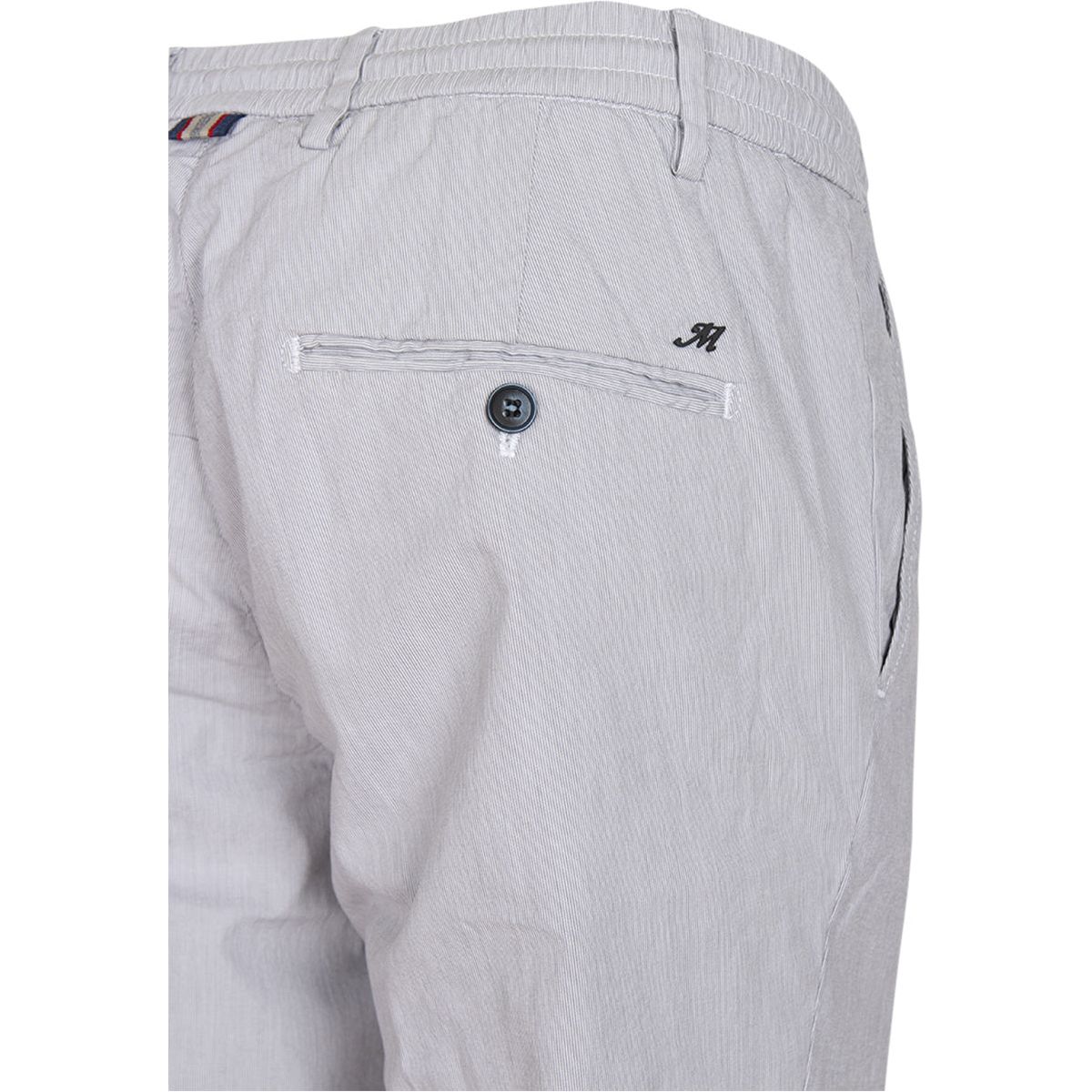 Mason's Milano Chino grijs met wit
