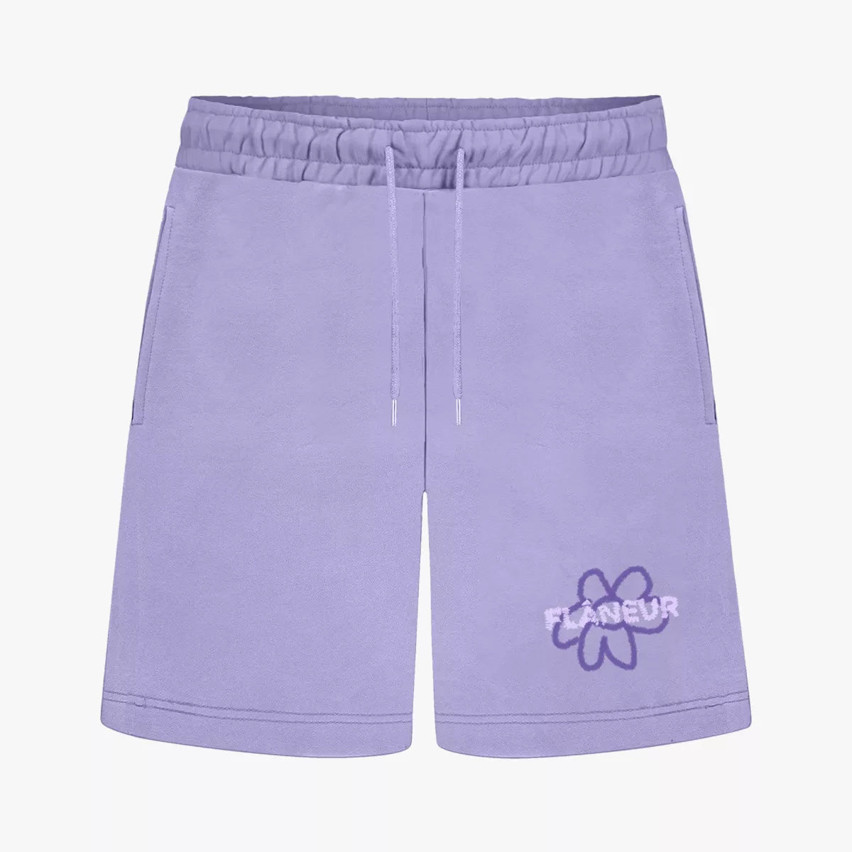 Flaneur Shorts paars | Flower Doodle