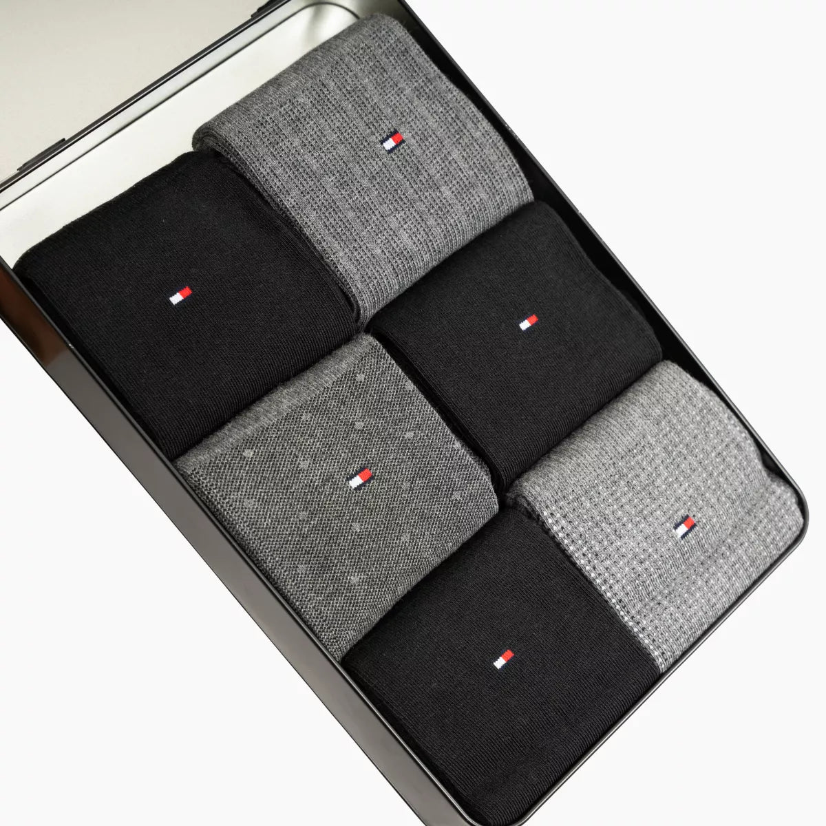 Tommy Hilfiger GIFTSET SOKKEN GRIJS