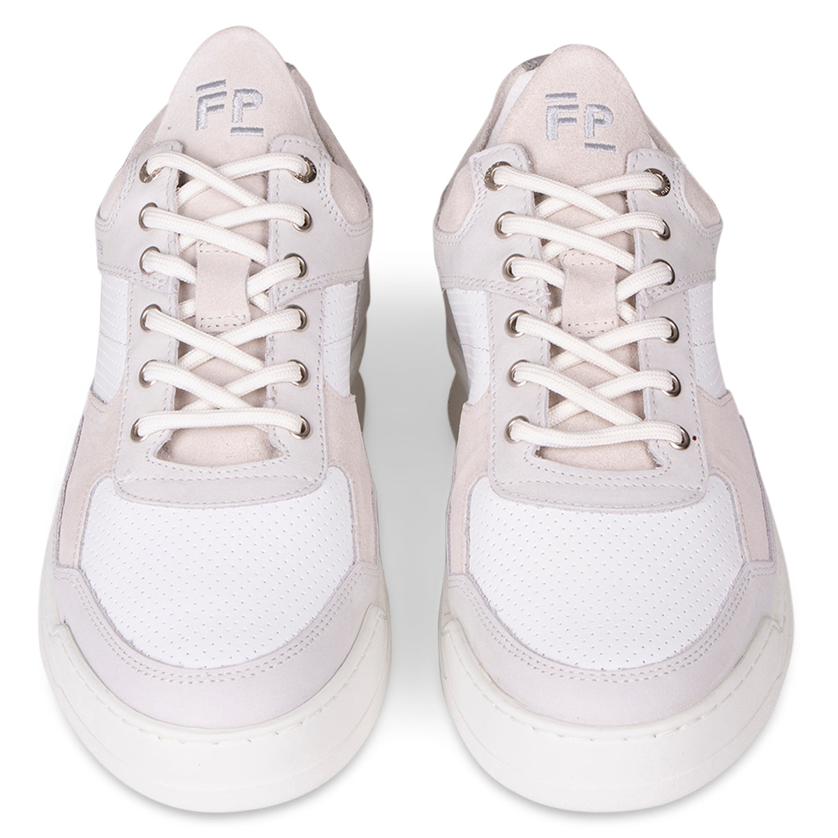 Filling Pieces Sneaker grijs met wit | Low Top Ghost Paneled
